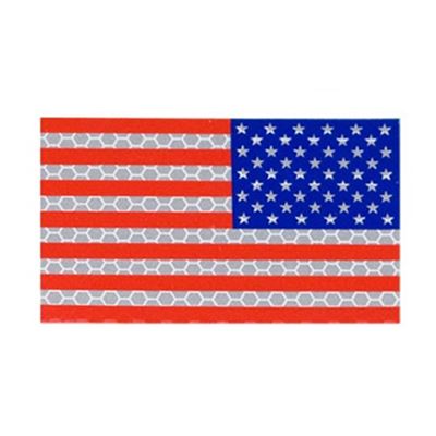 Nášivka IFF IR vlajka USA VELCRO reverzná FAREBNÁ