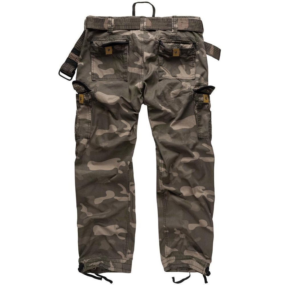 Nohavice PREMIUM VINTAGE BLACK CAMO SURPLUS 05-3597-42 L-11