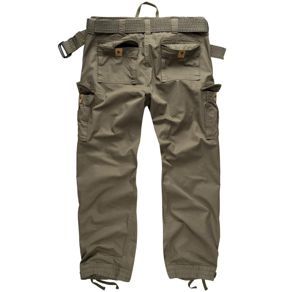 Nohavice PREMIUM VINTAGE OLIV SURPLUS 05-3597-01 L-11