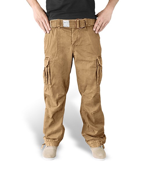 Nohavice PREMIUM VINTAGE KHAKI SURPLUS 05-3597-74 L-11