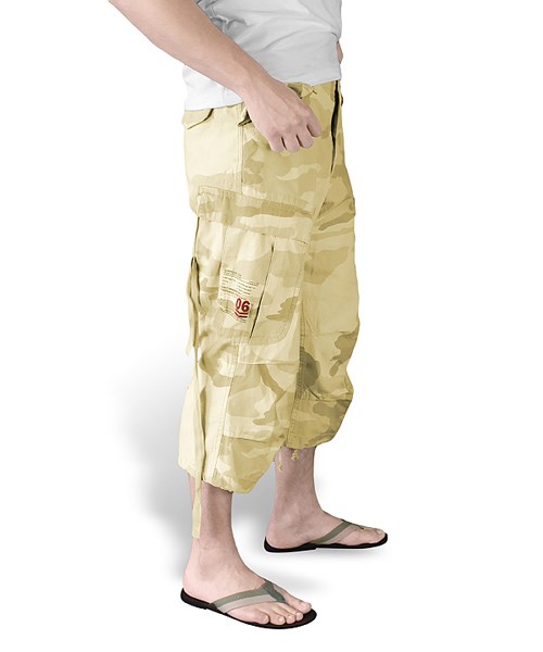 Nohavice krátke ENGINEER VINTAGE 3/4 DESERT STORM CAMO SURPLUS 07-5597-55 L-11
