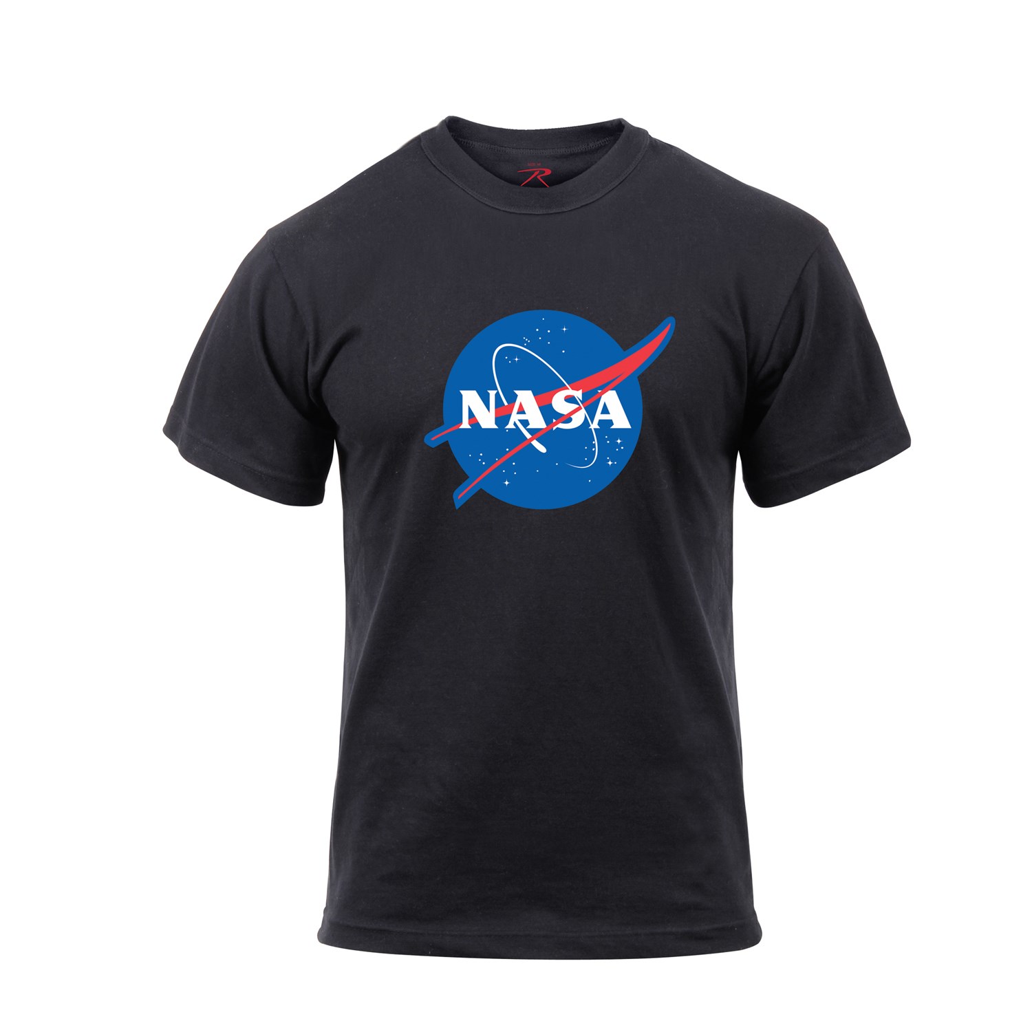 Tričko se znakom NASA ČIERNE