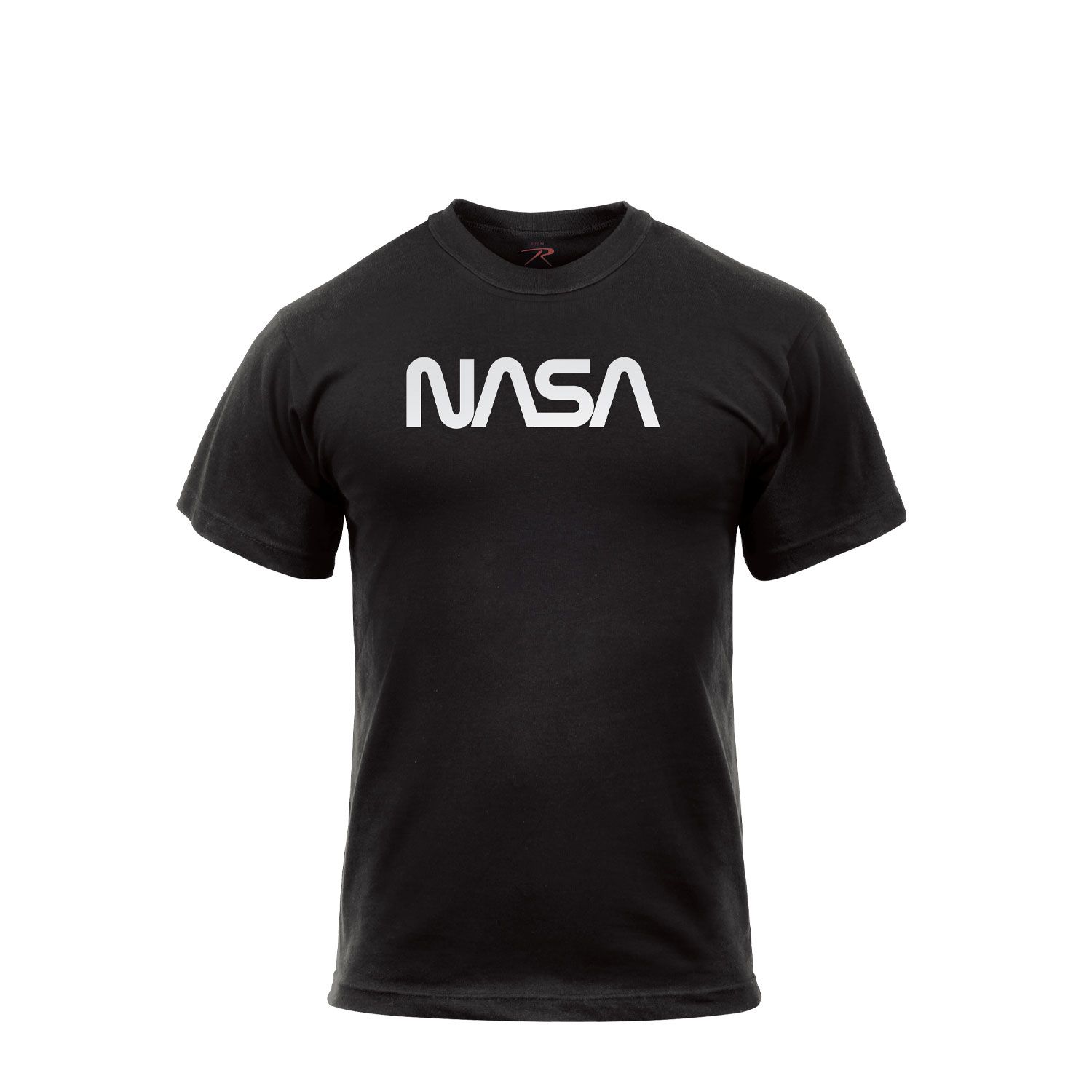 Tričko s krátkym rukávom NASA ČIERNE