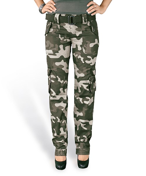 Nohavice dámske PREMIUM SLIMMY BLACK CAMO SURPLUS 33-3588-42 L-11