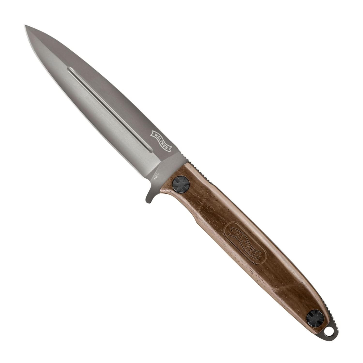 440008 Pin Code WALTHER nôž s pevnou čepeľou BLUE WOOD | Army shop MILITARY RANGE SK