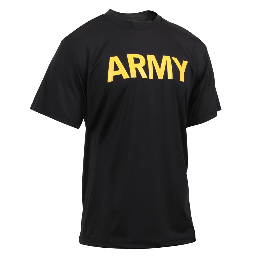 Tričko s nápisom ARMY ČIERNÉ