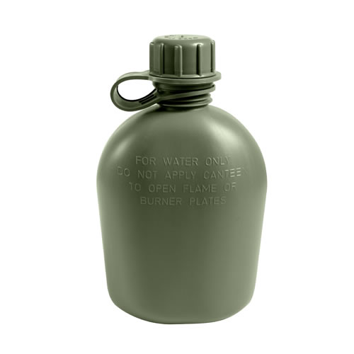 Fľaša poľná originál US 1Qt. plast. OLIV Armáda U.S. 605 L-11