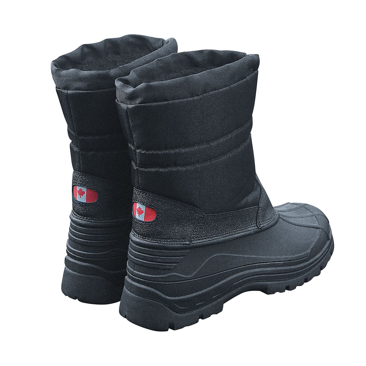 Topánky zimné CANADIAN s kožúškom ČIERNE  887 L-11