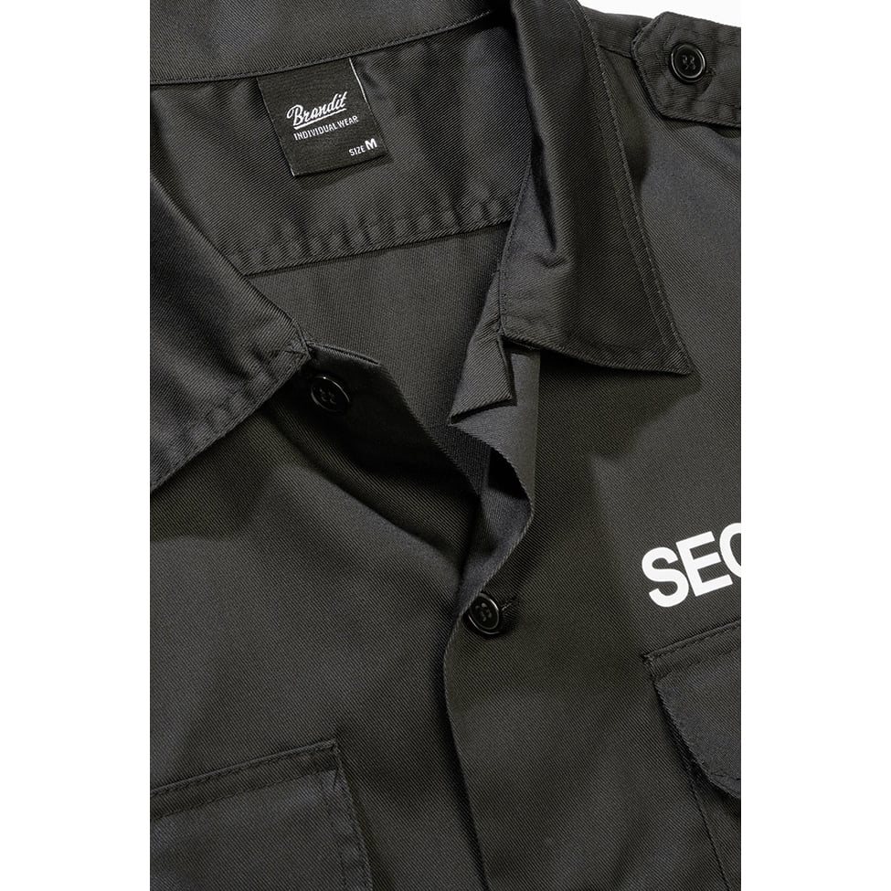 Košeľa US SECURITY krátký rukáv ČIERNA BRANDIT 9762-2 L-11