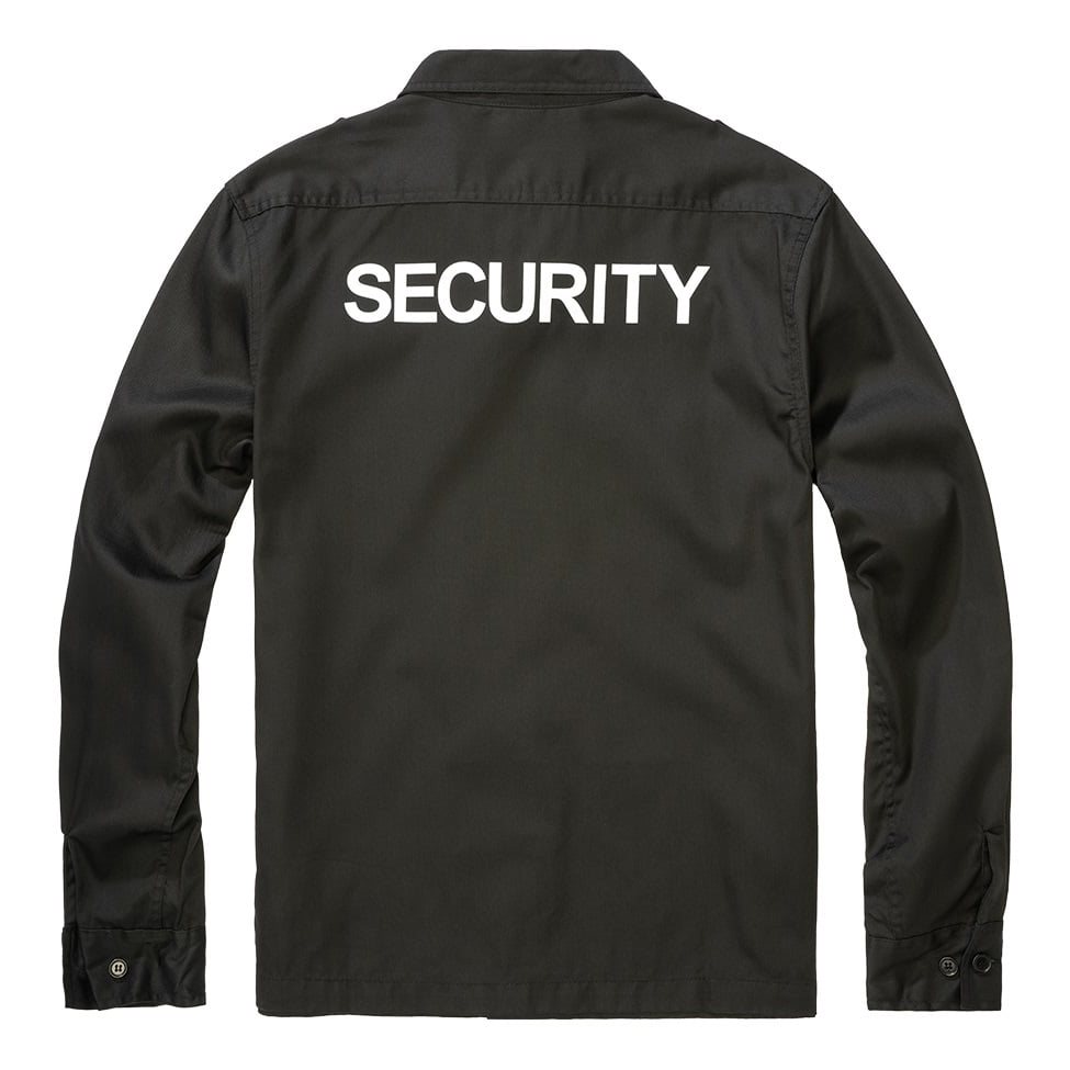 Košeľa US SECURITY dlhý rukáv ČIERNA BRANDIT 9763-2 L-11