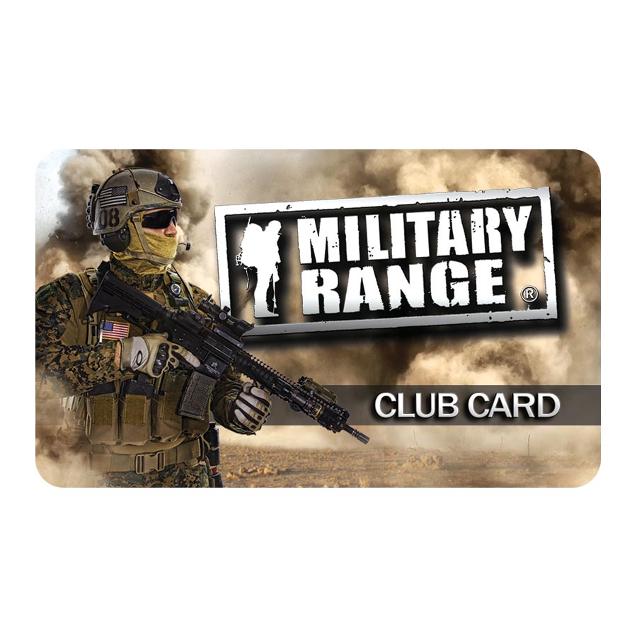 CLUB CARD MILITARY RANGE - tactical MILITARY RANGE club_card_tactical L-11