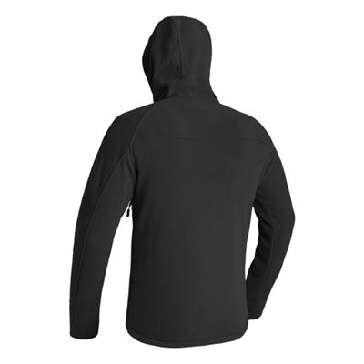 Mikina s kapucňou INŠTRUCTOR Polar Fleece ČIERNA