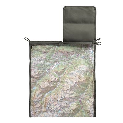 Puzdro EXPEDITION na mapu s vreckom ZELENÉ