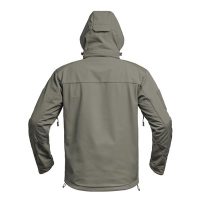 Bunda FIGHTER V2 softshell s kapucňou ZELENÁ