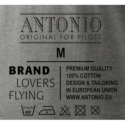 Tričko s vetronom DISCUS-2 ŠEDÉ ANTONIO® 011041041 4