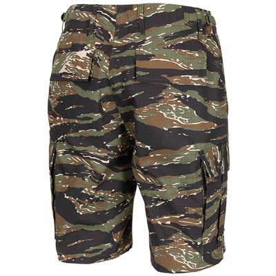 Nohavice krátke US strih BDU rip-stop TIGER STRIPE CAMO MFH 01512C 2