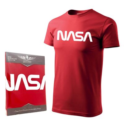 Tričko s logom NASA ČERVENÉ