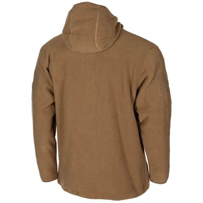 Mikina FLEECE na zips s kapucňou TACTICAL COYOTE