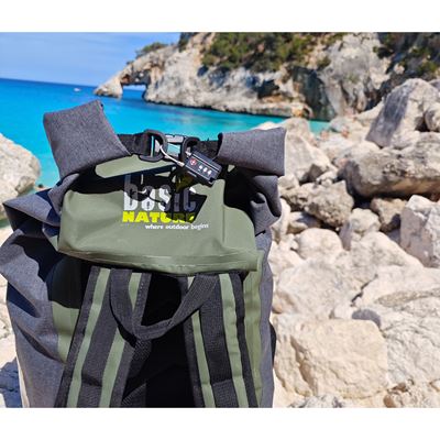 Zámok TSA s lankom ČIERNÝ basic NATURE 055680 2