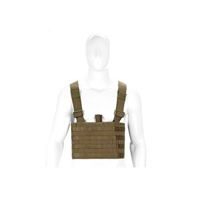 Vesta chest rig MOLLE PALS ľahká väzba 600D RANGER GREEN INVADERGEAR 1010737-20 5