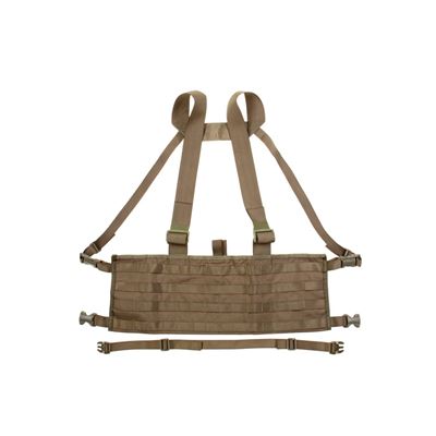 Vesta chest rig MOLLE PALS ľahká väzba 600D RANGER GREEN