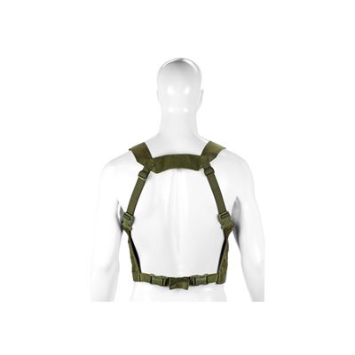 Vesta chest rig MOLLE PALS ľahká väzba 600D OLIVE DRAB INVADERGEAR 1010737-22 6