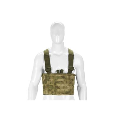Vesta chest rig MOLLE PALS ľahká väzba 600D EVERGLADE INVADERGEAR 1010737-65 3