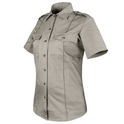 Košeľa dámska CLASS UNIFORM krátky rukáv SILVER TAN