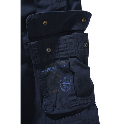 Nohavice PURE SLIM FIT vintage MODRÉ BRANDIT 1016-08 5