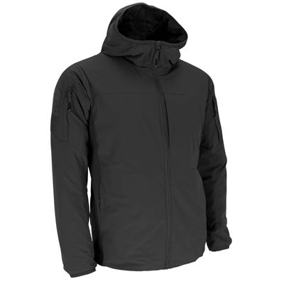Zimná bunda s kapucňou Insulated Level 4 ČIERNA