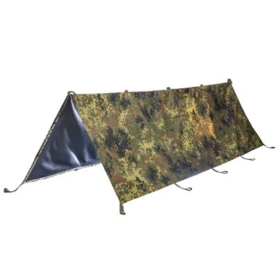 Bivakovacia plachta 280 x 300 cm BW SpezKr IRR BW FLECKTARN