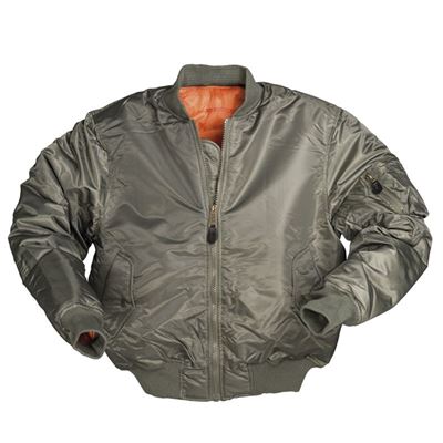 Bunda bomber TYP MA1® PES zelená
