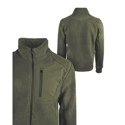 Mikina BEARFORCE COLD WEATHER fleece ZELENÁ