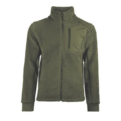 Mikina BEARFORCE COLD WEATHER fleece ZELENÁ