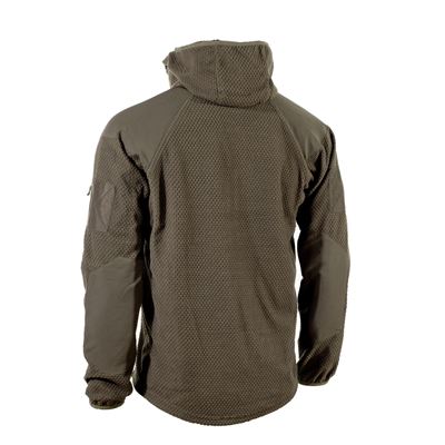 Mikina zips s kapucňou fleece DELTA ZELENÁ