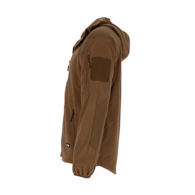 Mikina zips s kapucňou fleece DELTA COYOTE AB 10857003 5