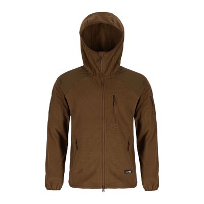 Mikina zips s kapucňou fleece DELTA COYOTE AB 10857003 4