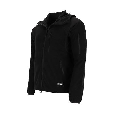 Mikina zips s kapucňou fleece DELTA ČIERNA AB 10857006 6