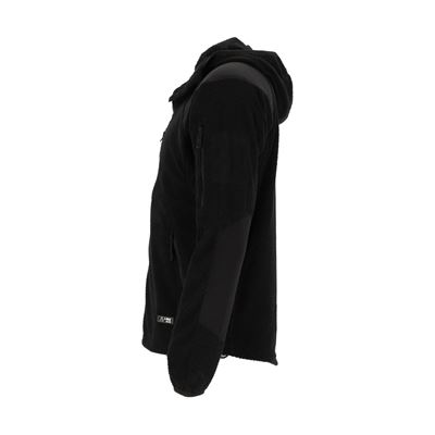 Mikina zips s kapucňou fleece DELTA ČIERNA AB 10857006 5