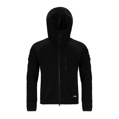 Mikina zips s kapucňou fleece DELTA ČIERNA AB 10857006 4