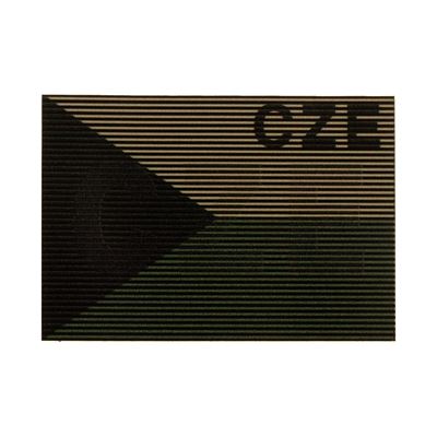 Nášivka Dual IR CZE – vlajka Českej republiky RAL 7013 CLAWGEAR 1086133-2 4