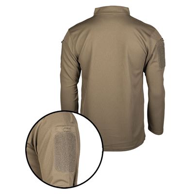 TACTICAL QUICK DRY tričko s dlhým rukávom/polo tričko ZELENÉ
