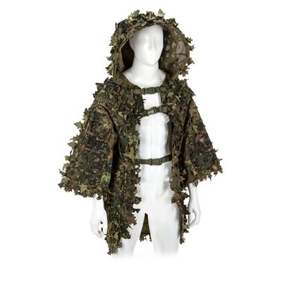 Odev maskovací GHILLIE BASE LEAF FLECKTARN