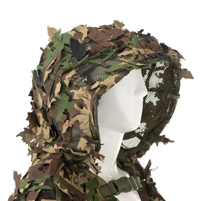 Odev maskovací GHILLIE BASE LEAF WOODLAND INVADERGEAR 111980-82200 3