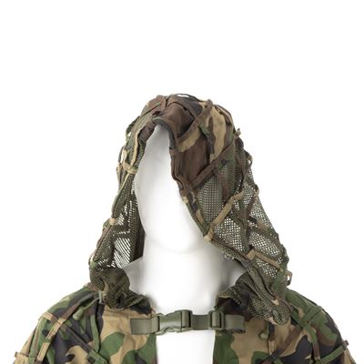 Odev maskovací GHILLIE BASE PLAIN WOODLAND INVADERGEAR 111981-82200 4