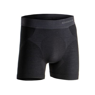 Boxerky Merino Seamless ČIERNE