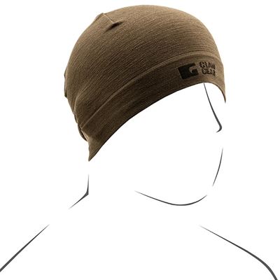 Čiapka Beanie Merino Seamless STONEGREY OLIVE