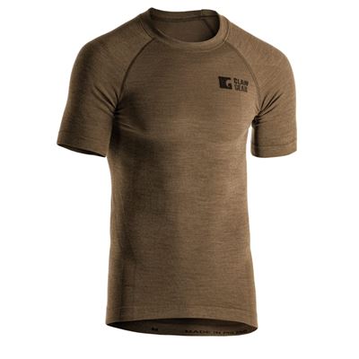 Tričko s krátkym rukávom Merino Seamless STONEGREY OLIVE