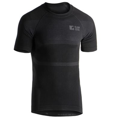 Tričko s krátkym rukávom Merino Seamless ČIERNE