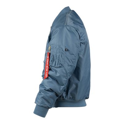 Pilotná bunda US MA1 BOMBER Vintage denim SVETLO MODRÁ FOSTEX 1214011-VD 2
